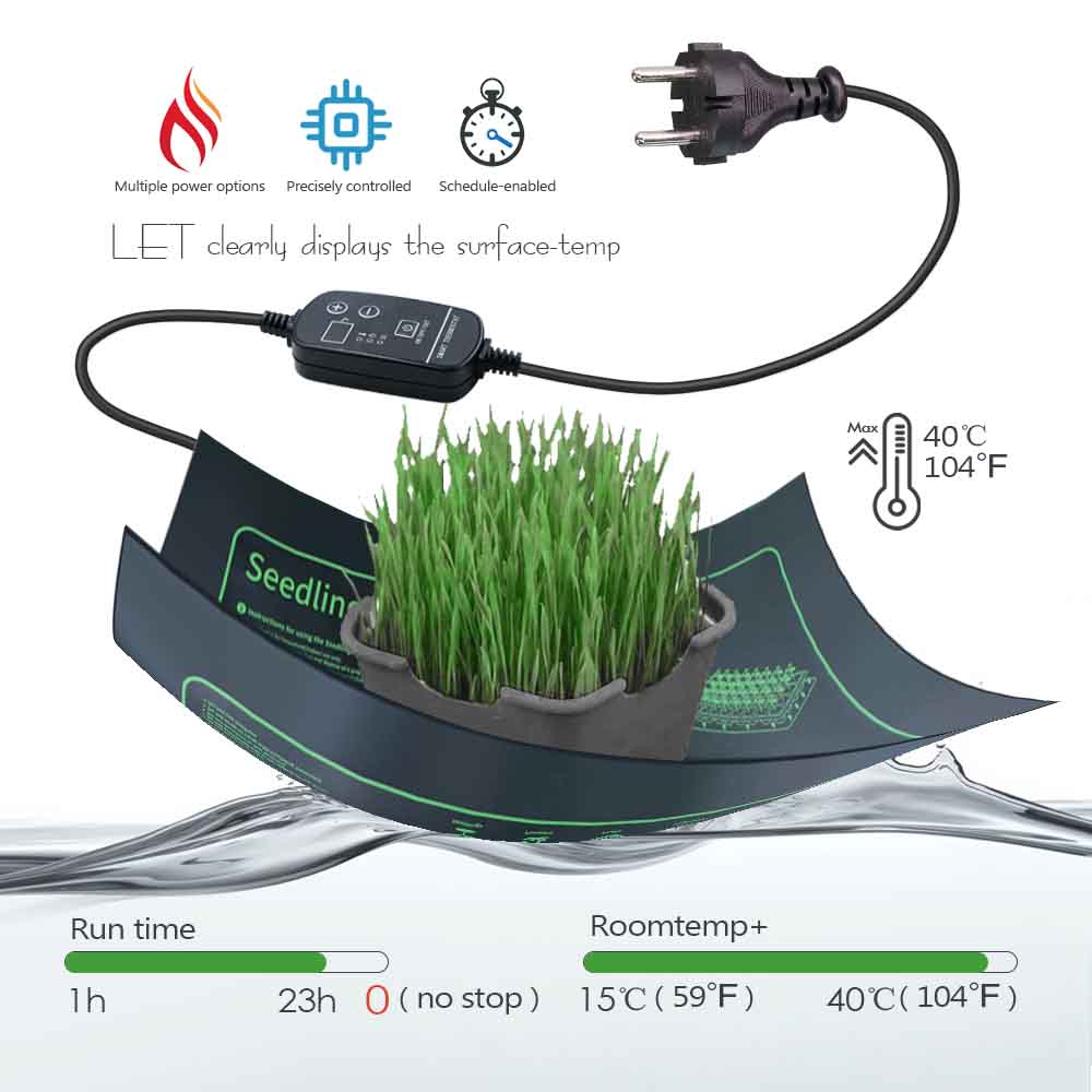 7-100W Plants Heating Pad with - đánh giá và giá Reptile Heating Mat