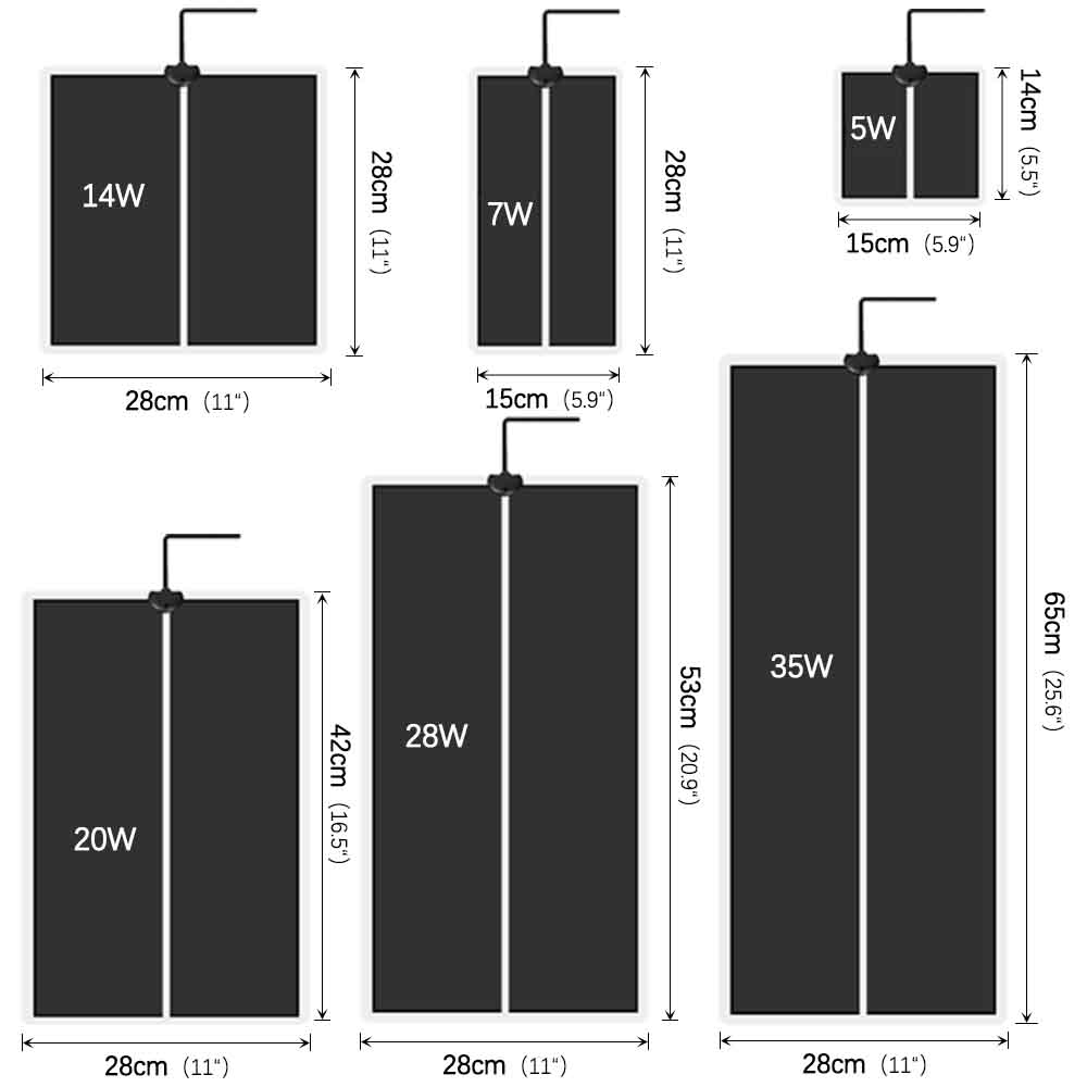35W-5W Seeds Seedlings Plant H - đánh giá và giá Reptile Heating Mat