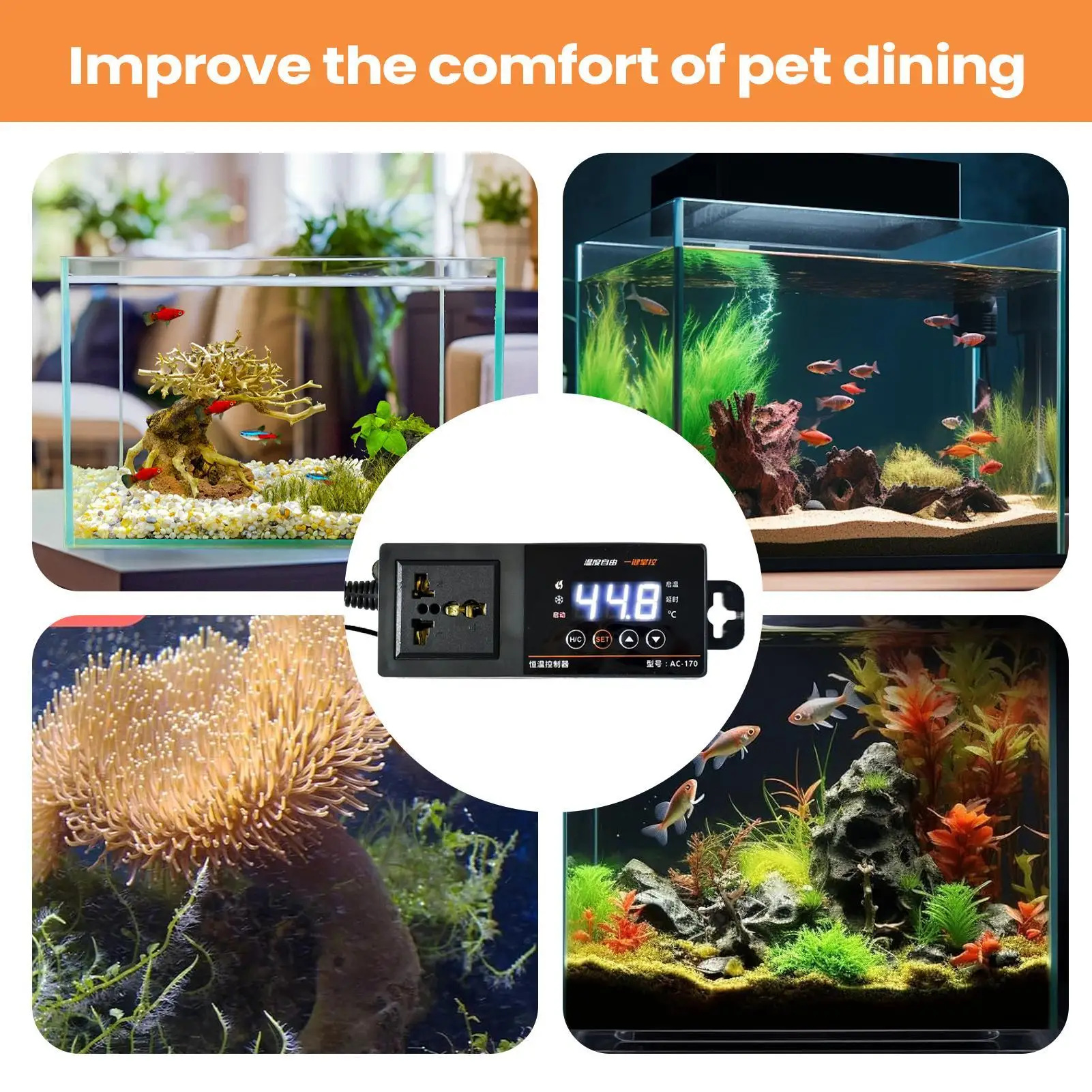 Thermostat For Reptile Tank LE - đánh giá và giá Pet Supplies Uk