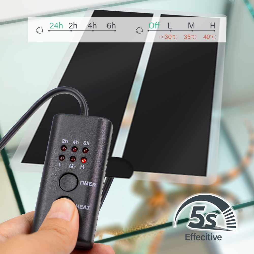 45W-5W 2/4/6H Timing Pet Heati - đánh giá và giá Reptile Heating Mat