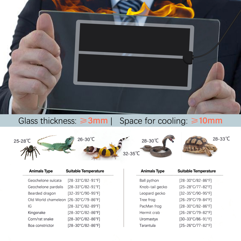 45W-5W 2/4/6H Timing Pet Heati - đánh giá và giá Reptile Heating Mat